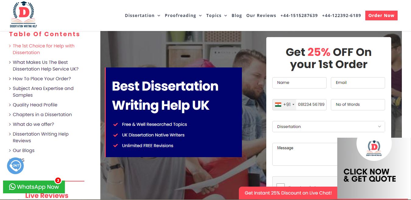 Dissertationwritinghelp.uk Reviews